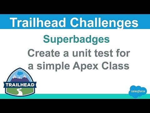 Create a unit test for a simple Apex class | Salesforce Trailhead Solution