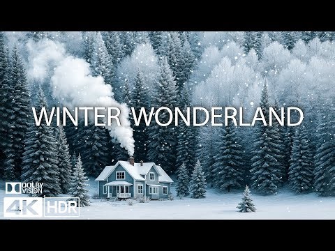 WINTER WONDERLAND - SNOW 4K ❄️ Ultimate Winter Relaxation Film - Majestic Snowy Landscapes