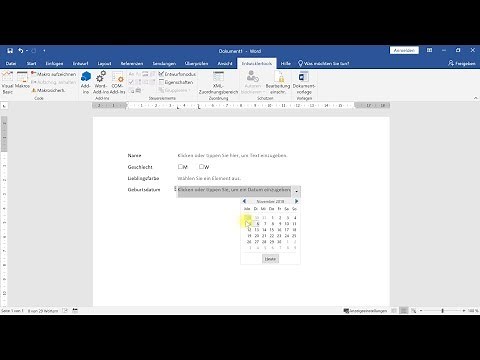 Forms in Word: Creating form fields for filling out forms – Word tutorial