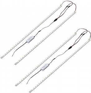 2Pack 4FT Magnetic LED Troffer Retrofit Kit, 2x4 FT LED Retrofit Kit,36W,5000K Daylight White, Super Bright 5400LM,0-10V Dimmable, T8 T10 T12 Fluorescent Replacement, Quick Easy Install