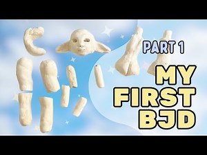 I TRIED MAKING A BJD | my first try making a ball jointed doll