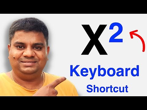 How To Type Squared Symbol On Keyboard - [ ² ]