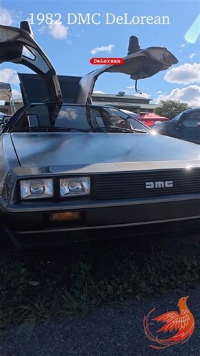 Back to the Future in a 1982 DMC-12 DeLorean, a true cinematic icon for nostalgia lovers!