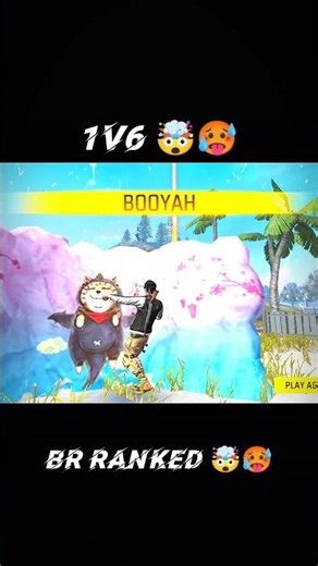 1v6 🤯🥵 || br ranked 🤯 😱 || #freefire #shorts #shortsfeed