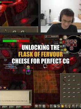 Unlocking The Flask Of Fervour Cheese For Perfect CG 【OSRS】 #osrs #flask #cg #leagues6 #shorts