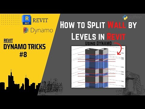 How to Split Wall by Levels in Revit using Dynamo | Split wall in Revit | BIM Kintsugi
