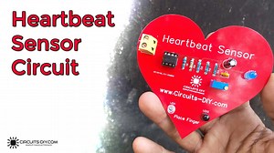 Heart Rate Monitor Circuit Using LM358 IC | DIY Project