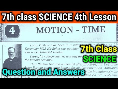 7th class | science | 4.Motion-Time|Question answers | 7th science 4th lesson question and answers