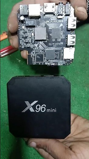 what's inside x96 mini Android tv box. #shortvideo #repair #electronics #gadget #tvbox