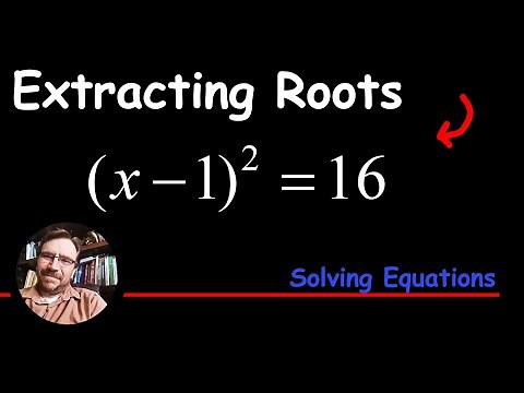 How to Solve by Extracting Square Roots - Quadratic Polynomial Equations