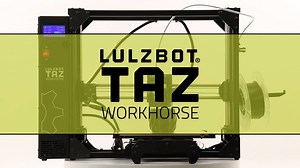 Watch as the LulzBot TAZ line continues to evolve. Check out more of the LulzBot TAZ Workhorse at LulzBot.com/Workhorse. | LulzBot