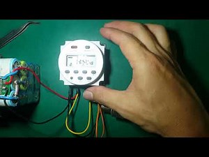 DC 12V Digital LCD Power Programmable Timer Time Switch Relay 16A Ampd Test