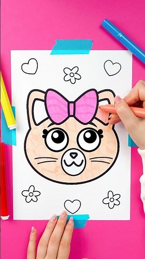 ¡A colorear! 🎨🖌️ #shorts | 44 Gatos