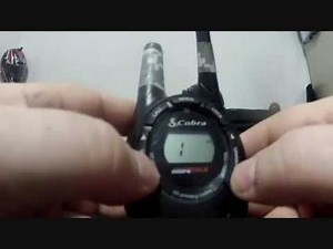 Cobra MicroTalk FRS GMRS Radios with Weather Receive Video Review
