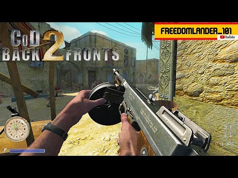 Call of duty 2: Back2fronts mod gameplay