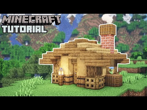 Minecraft - Small Starter House Tutorial (How to Build)