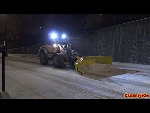 4K| Volvo L45F Wheel Loader Snow Removal