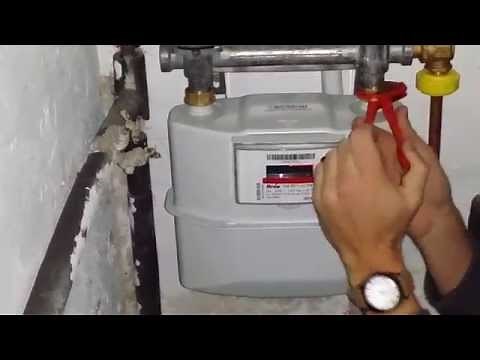 Nieuwe gasmeter plaatsen