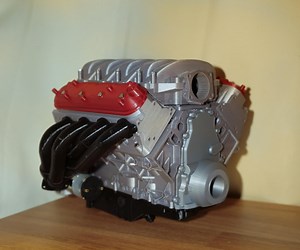 3D Printed Engine Model