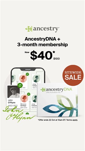 Limited time offer: Get AncestryDNA and a 3-month membership for $40. | Ancestry