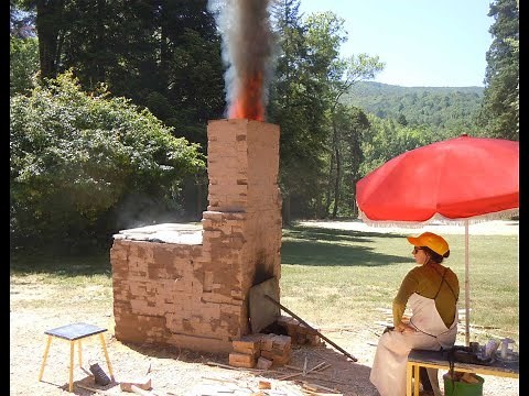 Four poterie haute température - École de céramique de Dieulefit