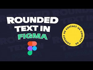How To Make Rounded Text In Figma - Circular Text In Figma - Figma Arc Plugin
