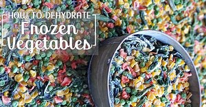 Dehydrate Frozen Vegetables