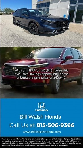 Dominate the Road with the 2026 Honda CR-V Hybrid Sport Touring! 🚗💨