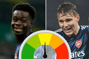 Arsenal ratings: Sensational Saka cooks Canaries and Odegaard slices defence