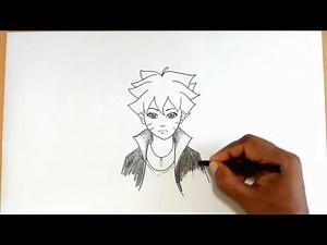 How to Draw Boruto Uzumaki from Naruto