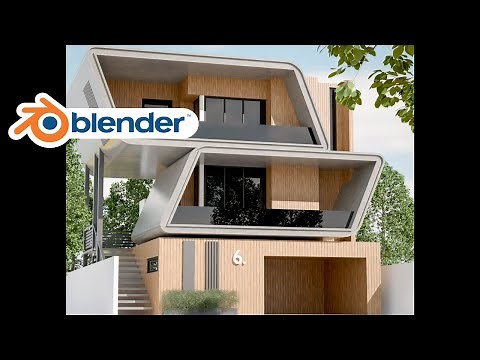 0 to 100 Blender architecture | modeling and rendering