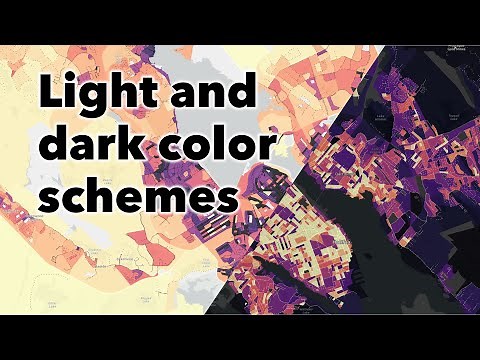 Light and Dark Color Schemes in ArcGIS Pro & ArcGIS Online | Tutorial