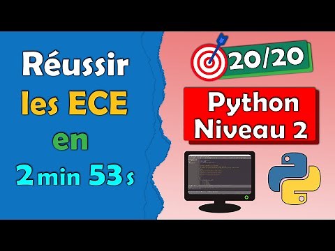 Python (niveau 2) Réussir les ECE