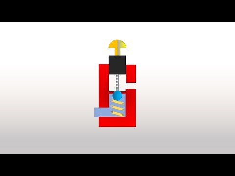 Ball Seat Poppet Valve Working Explained with Animation