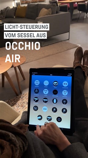 Bronder on Instagram: "Lichtsteuerung neu gedacht: »Occhio air« ist die Bluetooth-basierte Lichtsteuerung von Occhio. Per App oder Controller steuern Sie Ihre Beleuchtung mit einer Berührung – ob einzelne Leuchten, ganze Gruppen oder komplette Lichtszenen. Die Highlights von »Occhio air«: Mit der intuitiven App oder dem eleganten Controller mit vier frei programmierbaren Tasten dimmen, schalten und gestalten Sie Ihre Lichtstimmung spielerisch einfach. Besonders eindrucksvoll: Das »up/down fading
