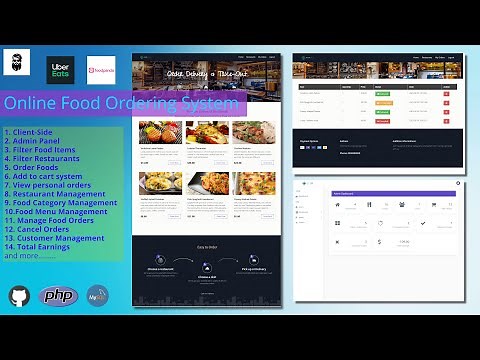 Full-Stack Online Food Ordering System with Admin Panel using PHP MySQL | The terminal Boy