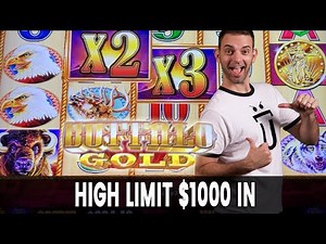 💰 $1000 HIGH LIMIT Buffalo Gold 🐃 38 Minute ROLLER COASTER! 🎢