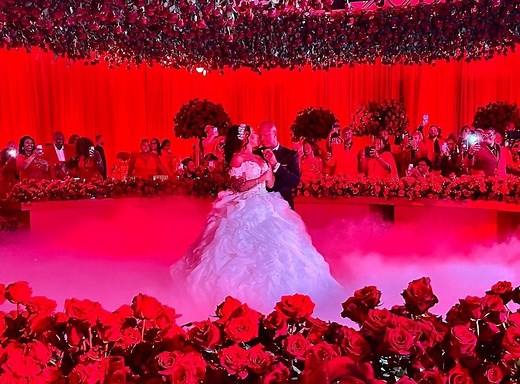 Ne-Yo And Crystal Smith Renewed Their Vows In A Showstopping All Red Affair | Essence