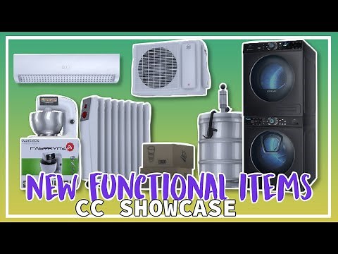 NEW FUNCTIONAL ITEMS - The Sims 4 CC Showcase