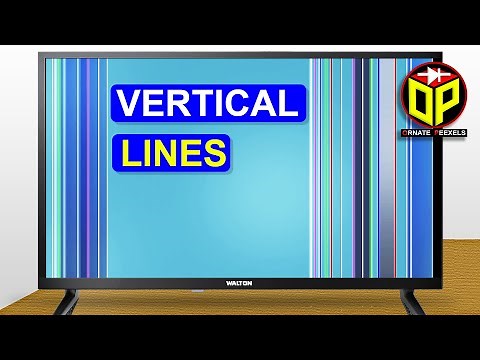 Vertical lines problem on LED TV screen, no picture or display, How to repair T8-28T3520-LPM18 Panel