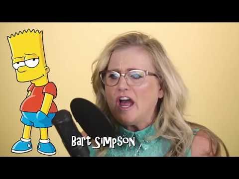 Nancy Cartwright does her 7 Simpsons characters in under 40 seconds