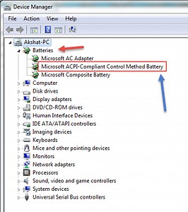 Microsoft Acpi-compliant Control Method Battery Drivers Download