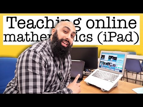 Using the iPad to Teach Maths Online - Distance Learning