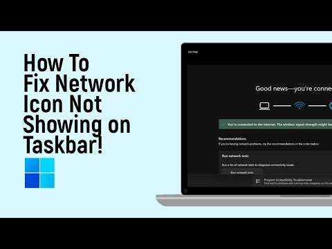 How to Fix Network Icon Not Showing on Taskbar in Windows 11 [easy]