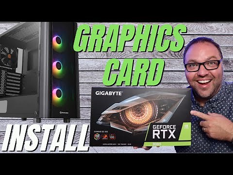 How To Install a Graphics Card in a PC (Gigabyte GeForce RTX 3060 Install)