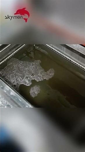 Skymen Industrial Ultrasonic Cleaner Removes Heavy Grease | Powerful Degreasing Demonstration