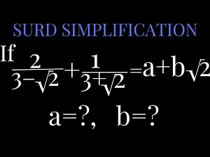 Surd Simplification | Surd