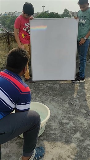 "See The Spectrum Of Light ! Simple Water & Mirror Experiment" #kiranvidyapeeth #funwithscience