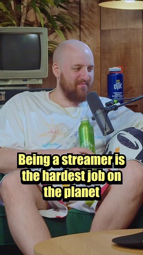 Is streaming a hard job? 🤔 #steakandeggspodcast #otk #emiru #asmongold #tectone