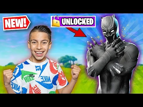 Unlocking *BLACK PANTHER* in FORTNITE! | Royalty Gaming